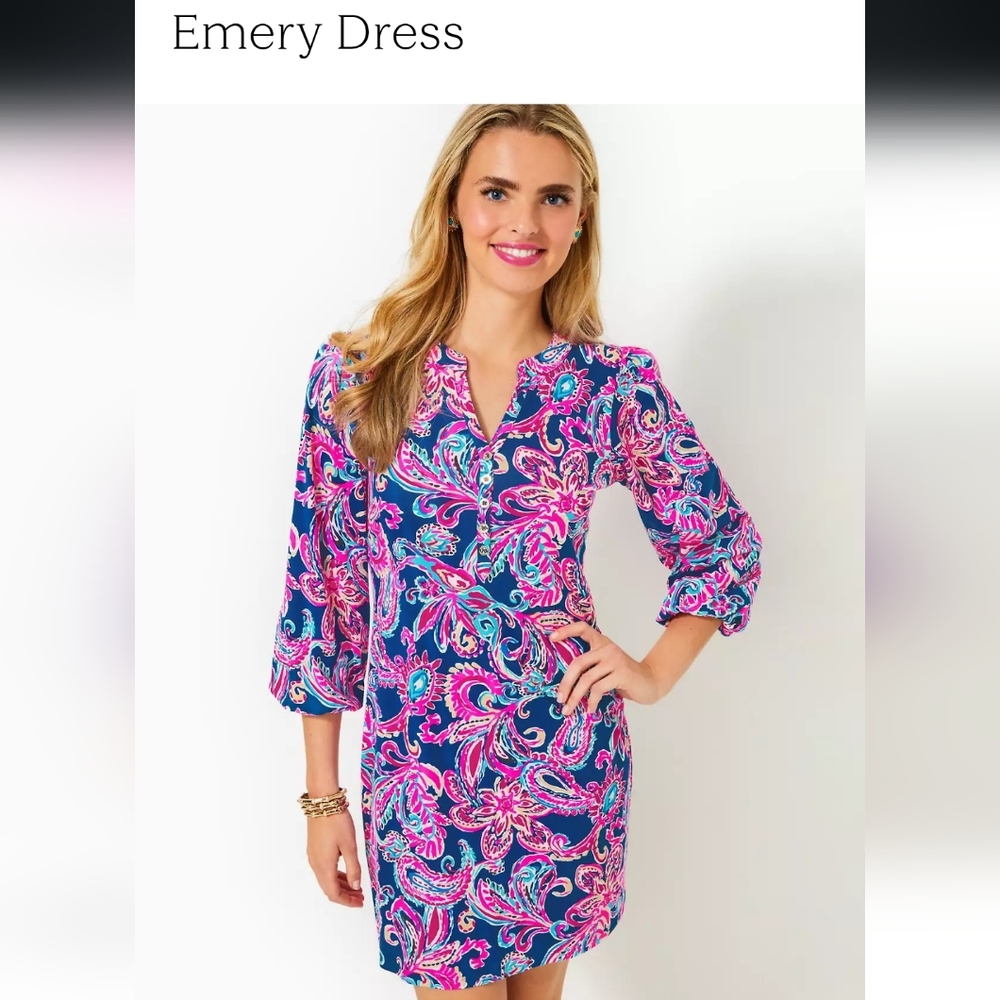 NWT Lilly Pulitzer Emery Dress - Picture 4 of 4